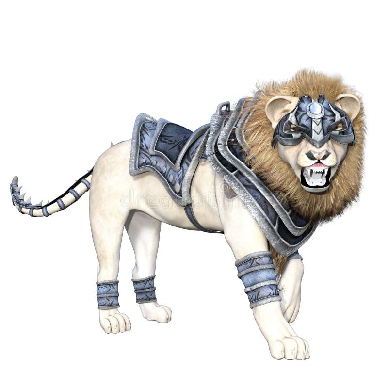 Lion soldier stock illustration. Illustration of male 54529841
