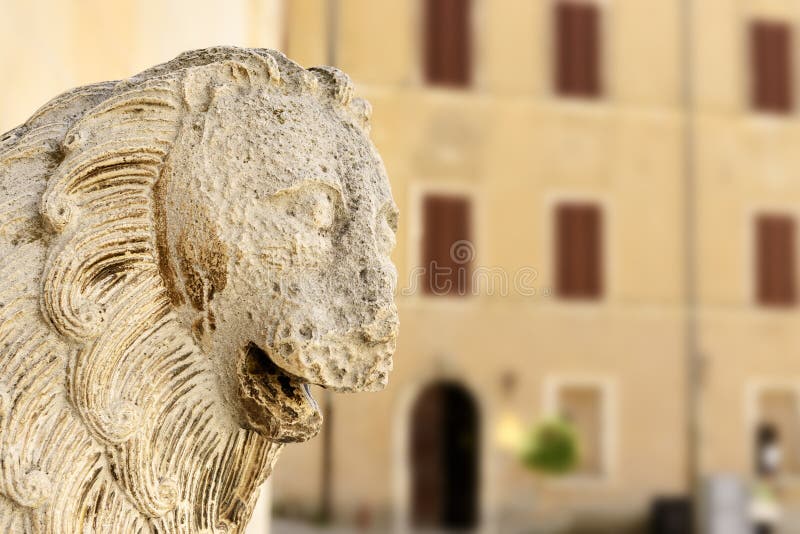 Stone statue of child stock image. Image of castle, angel 28497055