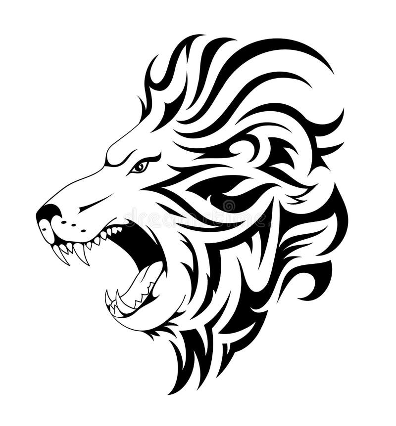 Lion Of Judah Tribal Tattoo