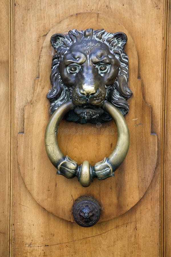 Lionhead door knocker