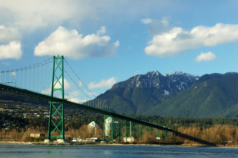 Lions gate bridge, vancouver