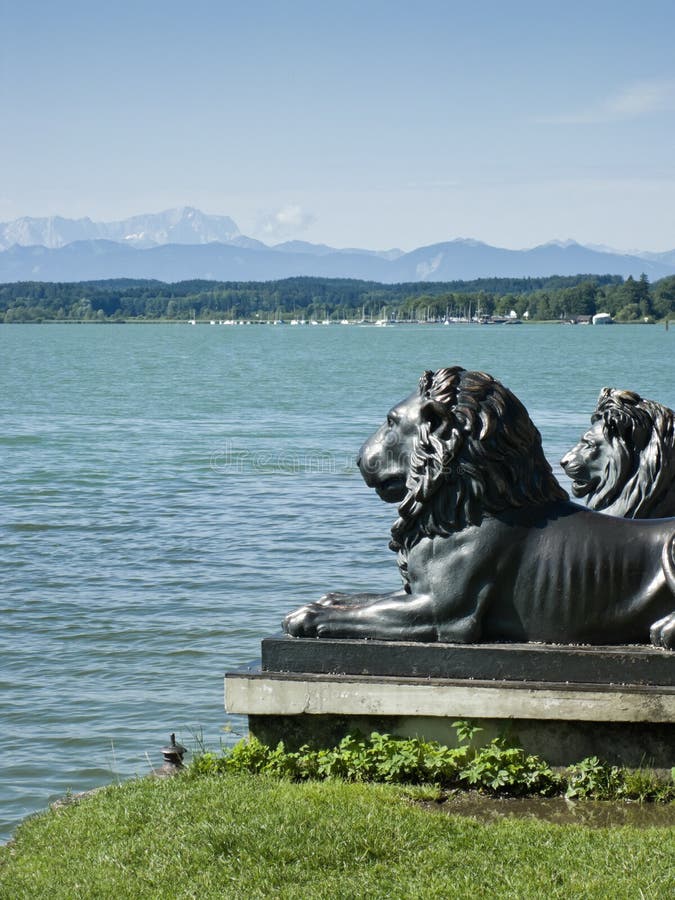 Lions at lake Starnberg