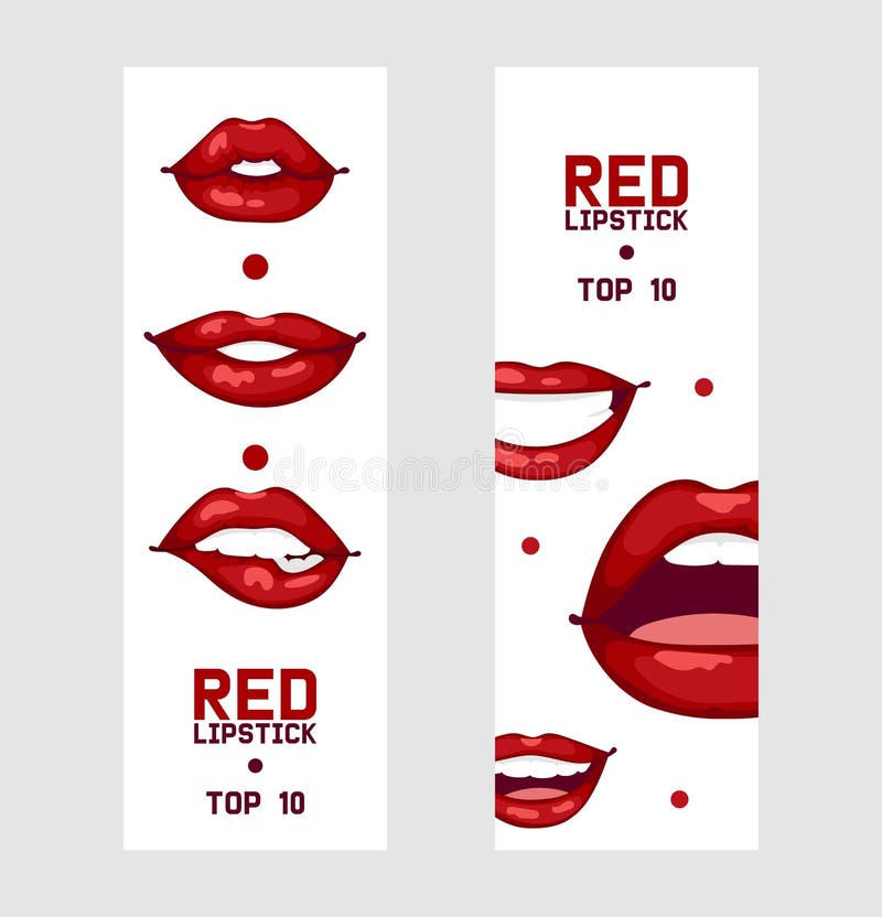 Lip vector pattern cartoon beautiful red lips in kiss or smile fashion lipstick sexy mouth kissing lovely on valentines