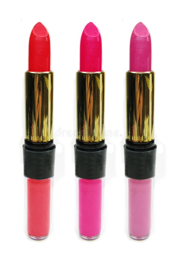 Lipgloss lipstick cosmetic set for makeup