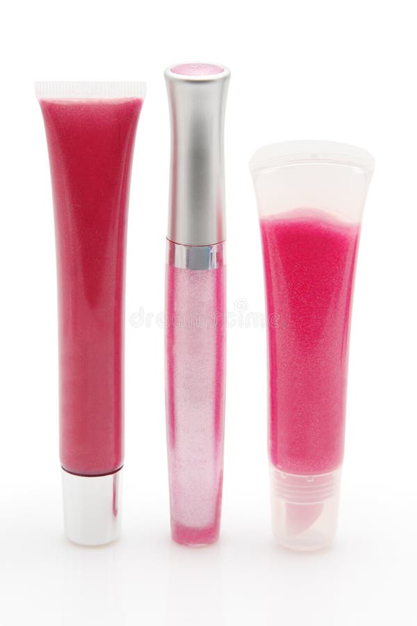 Lipglossen royalty-vrije stock afbeelding Lipglossen royalty-vrije stock afbeelding
