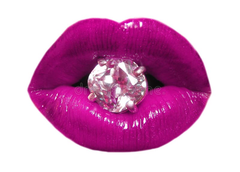 Lippen en diamant