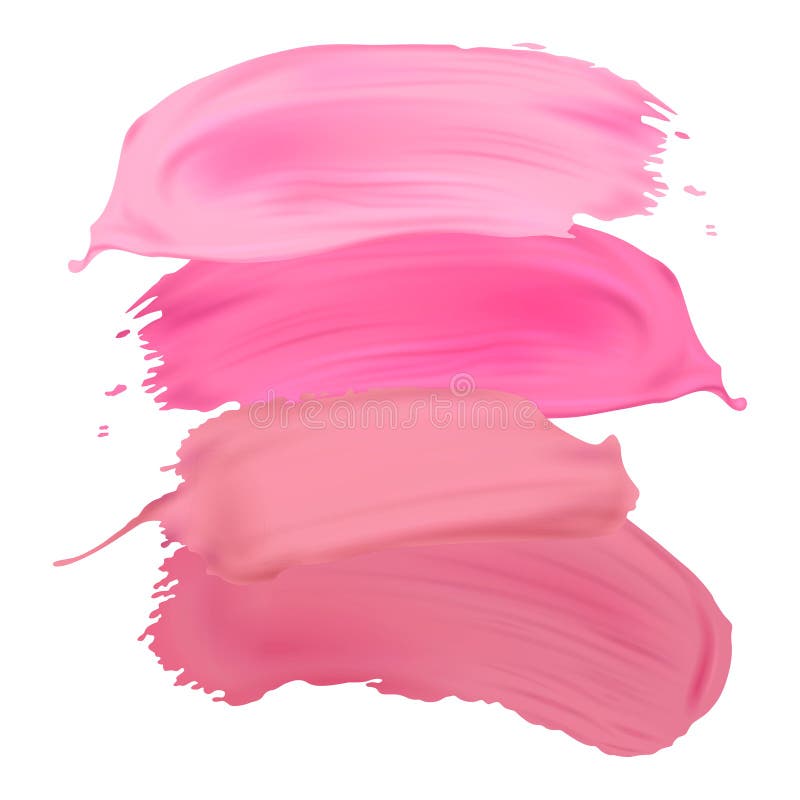 Lippenstiftvlekken op witte achtergrond worden geïsoleerd die stock illustratie Lippenstiftvlekken op witte achtergrond worden geïsoleerd die stock illustratie