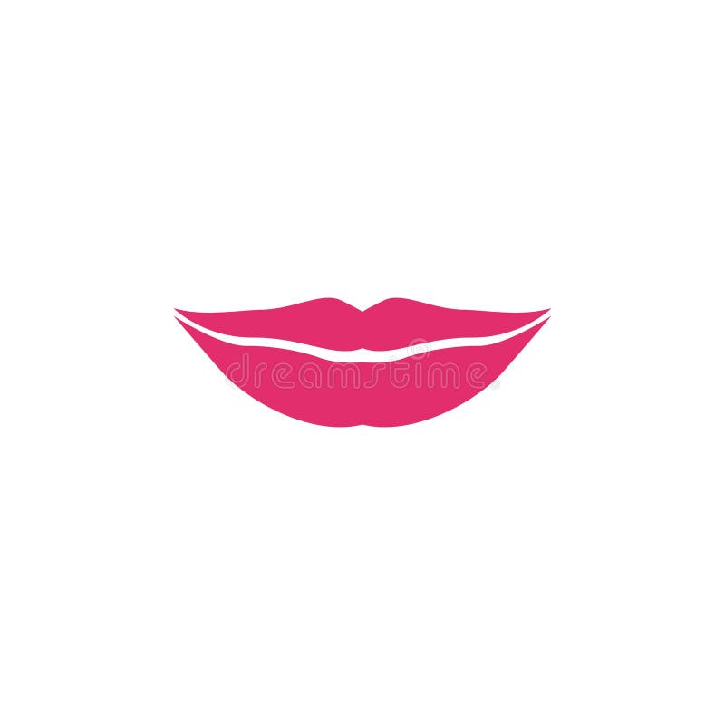 Lips Icon Cosmetic Logo Vector Stock Vector Illustration of icon