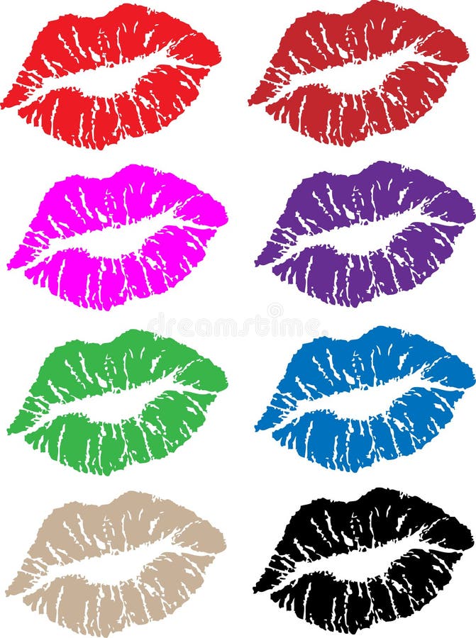 Lips Lipstick mark stock vector. Illustration of woman 15271170