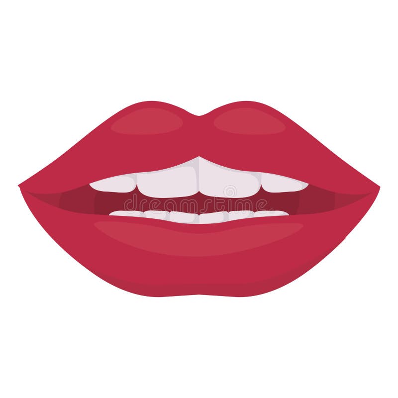 Lips and Mouth Cartoon Design Stock Vector Illustration of caricature