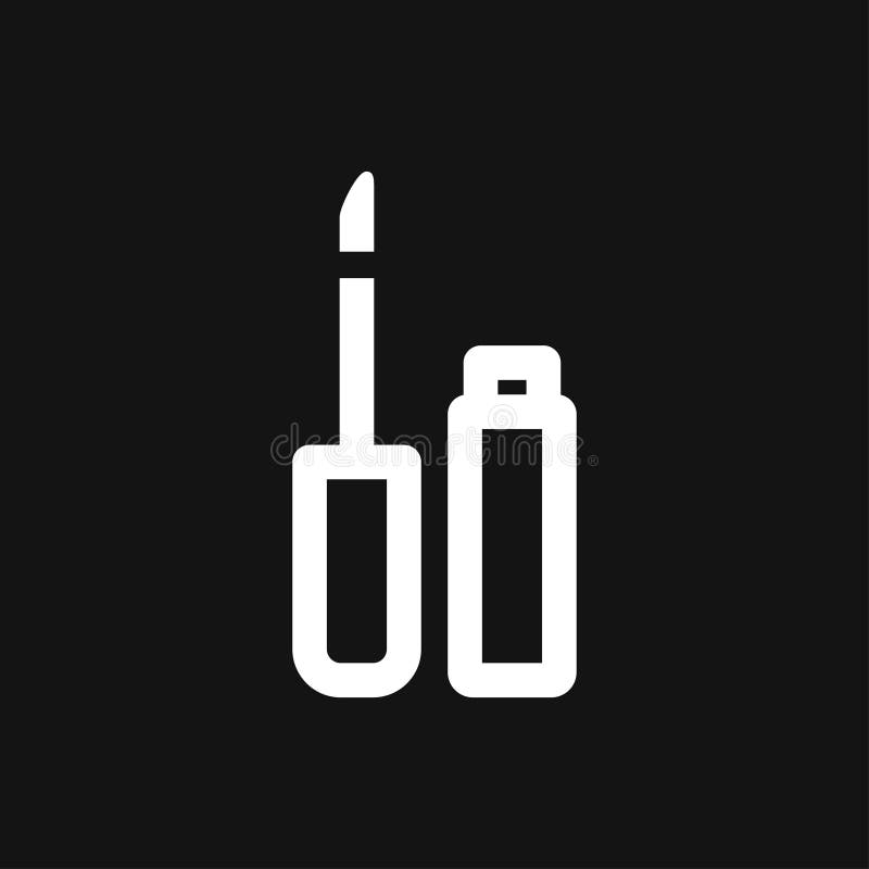Lipstick Icon, Flat Logo of Lipstick, Vector Sign Symbol for Design Stock Illustration