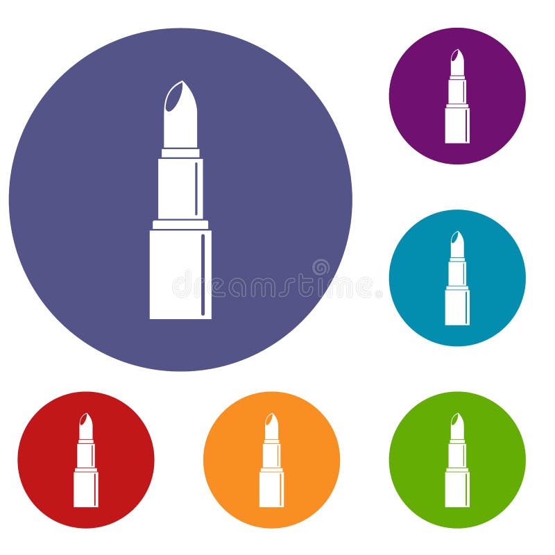 Lipstick Icons stock vector. Illustration of fashion 15211804