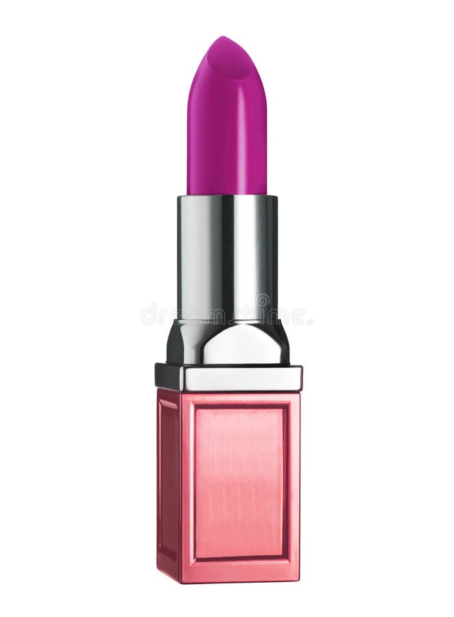 Open Tube Violet Gloss Lips White Background Stock Photos Free