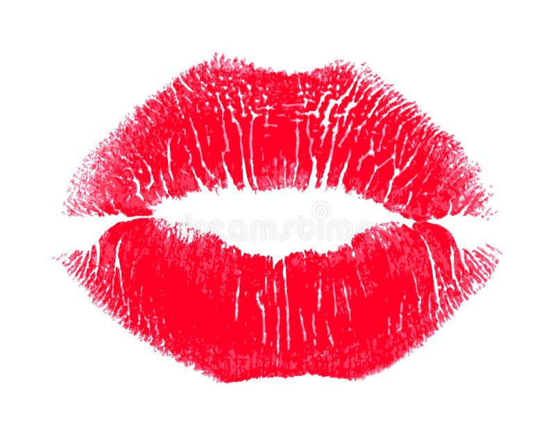 Lipstick kiss