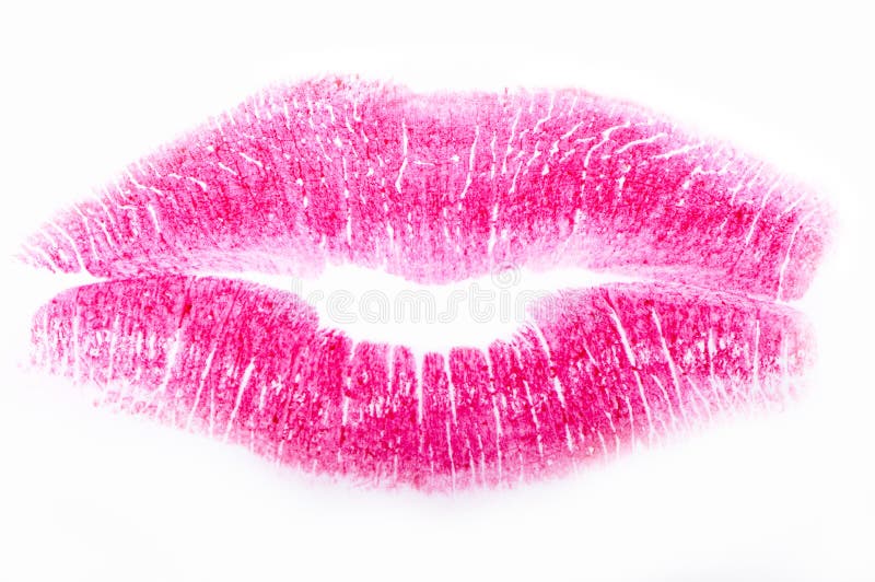 Lipstick Kiss stock image. Image of female, macro, lover 25404071