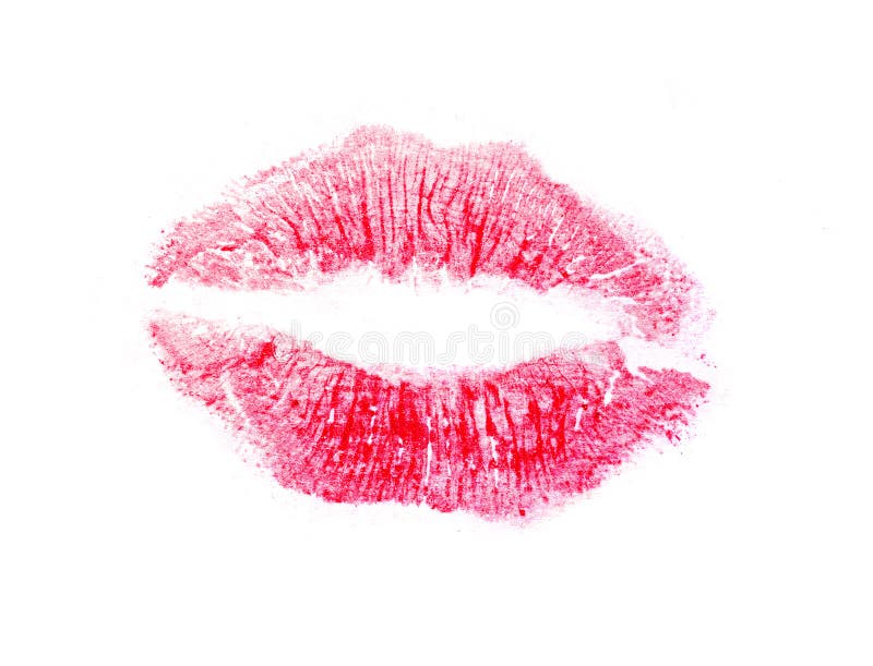 Lipstick kiss stock photo. Image of seductive, sensuality 83495184