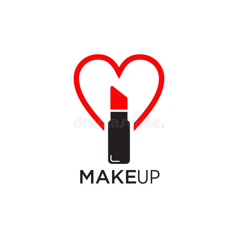 Lipstick Logo Icon Design Template Stock Vector Illustration of