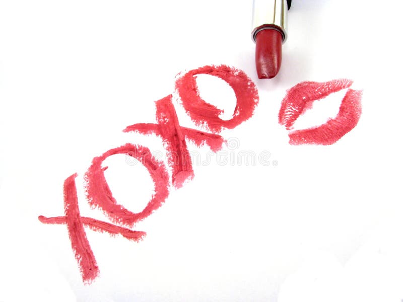 I love you lipstick stock photo. Image of valentines, lipstick 63618