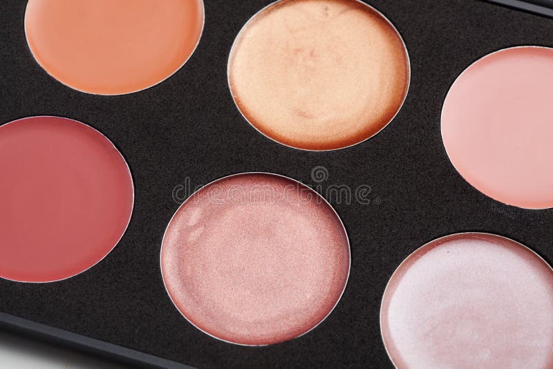 Lipstick palette royalty free stock photography