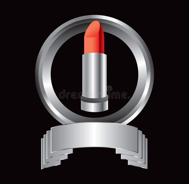 Bullet Lipstick on white stock illustration. Illustration of ironical