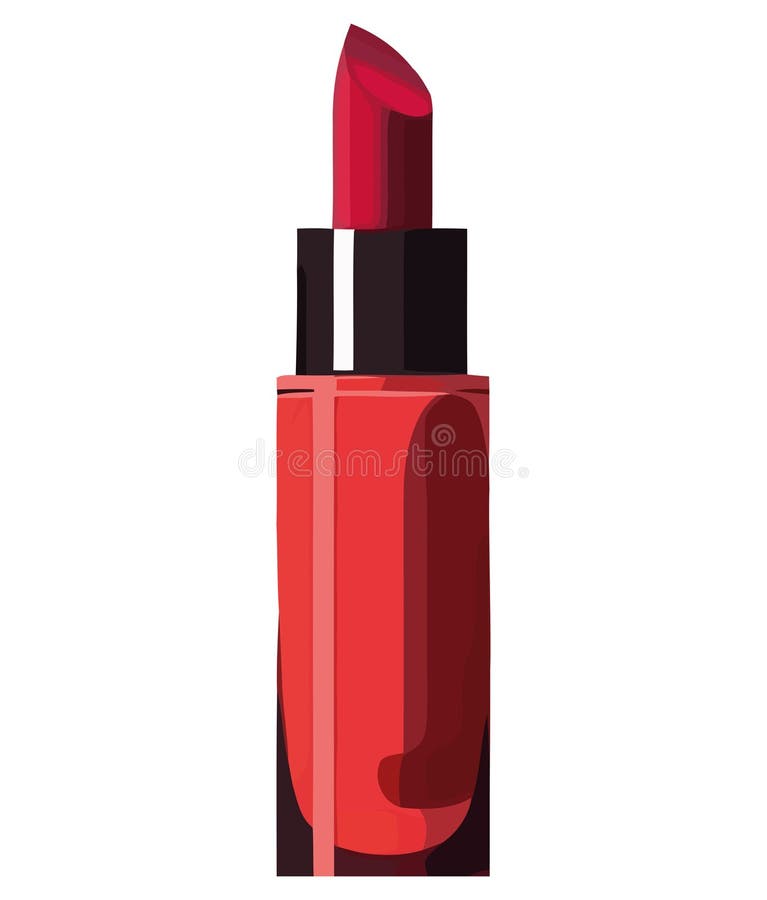 Lipstick tube vector stock image. Image of paint, face 279268593
