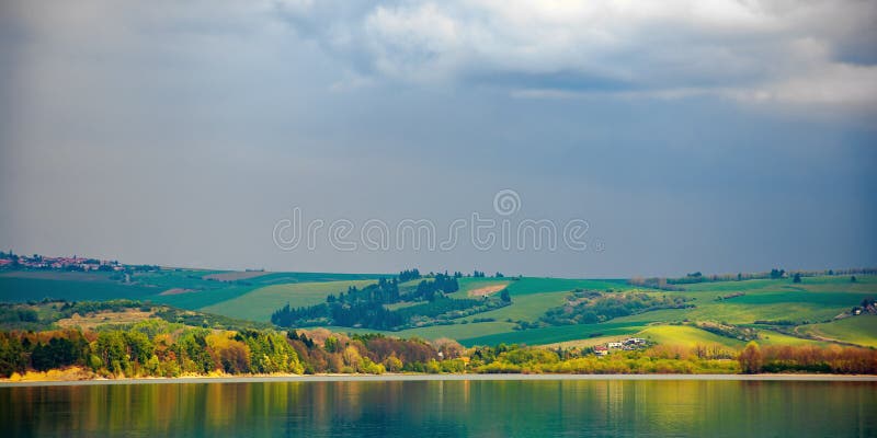 Liptovska mara lake of slovakia