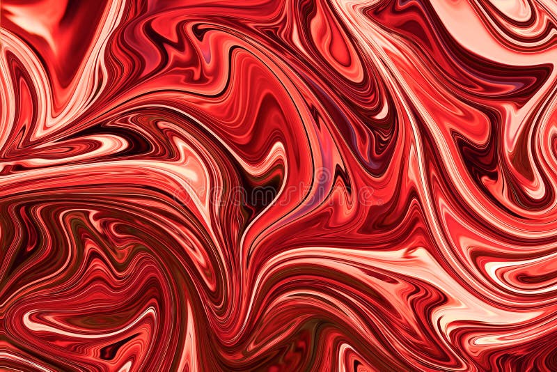 Liquid Abstract Pattern With Red, FireBrick And Dark Red Graphics Color Art Form. Digital Background With Liquid Flow royalty free illustration Liquid Abstract Pattern With Red, FireBrick And Dark Red Graphics Color Art Form. Digital Background With Liquid Flow royalty free illustration
