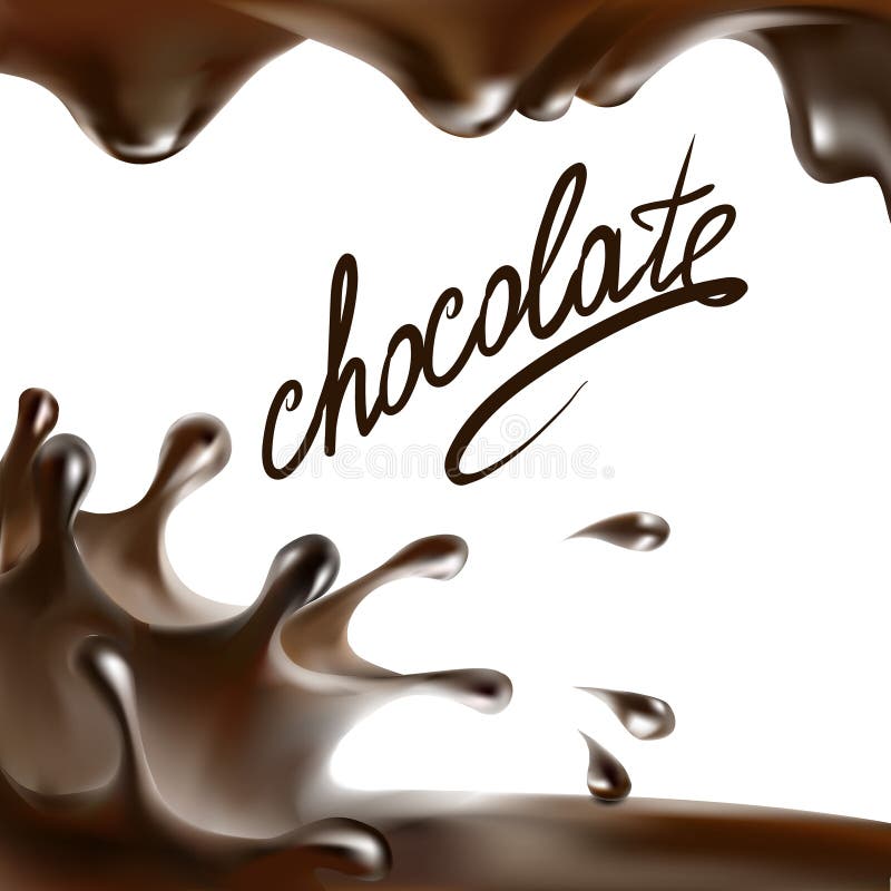 Líquido, o cacao ilustraciones.