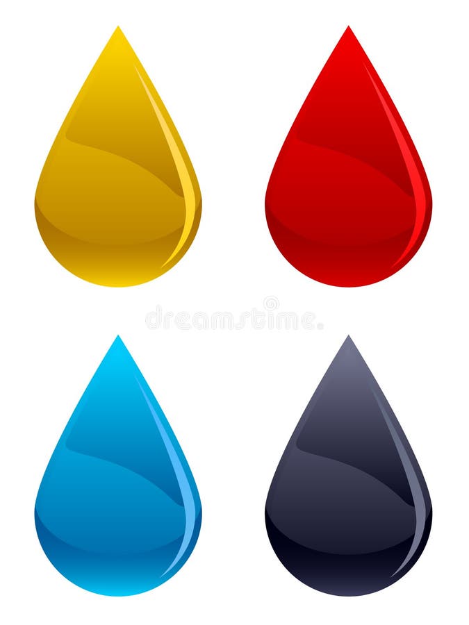 Liquid Drops royalty free illustration