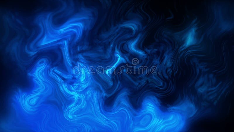 Liquid flow blue vector illustration