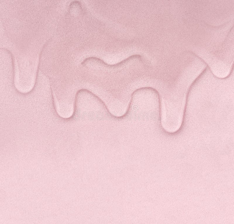 Liquid gel on pastel pink background. Concept collagen