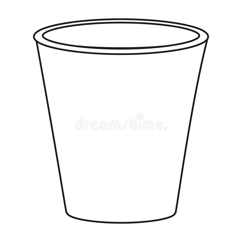 Glass cup cartoon stock vector. Illustration of empty - 145806462