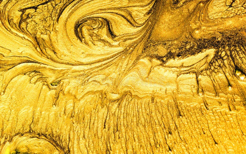 Liquid Gold. Graphic, Backgrounds. Stock Image Image of gold, yellow 189380931