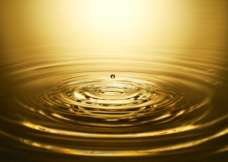 Golden water ripple  1