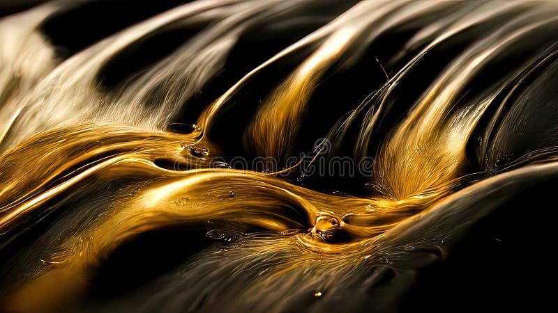 Luxurious and refined 4k background golden for a sophisticated touch