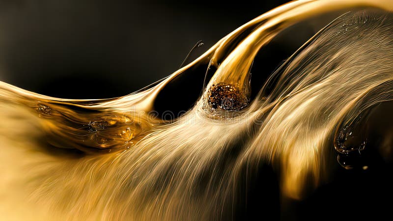 Metallic liquid abstract 4K ultra HD wallpaper