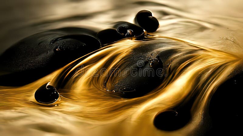 4k Liquid Gold, Melted Gold and Black Background, Golden Abstract Backdrop,  Shiny Silky Fluid, Luxury Background, Luxurious Wallpa Stock Photo - Image  of green, manufacturing: 253152522