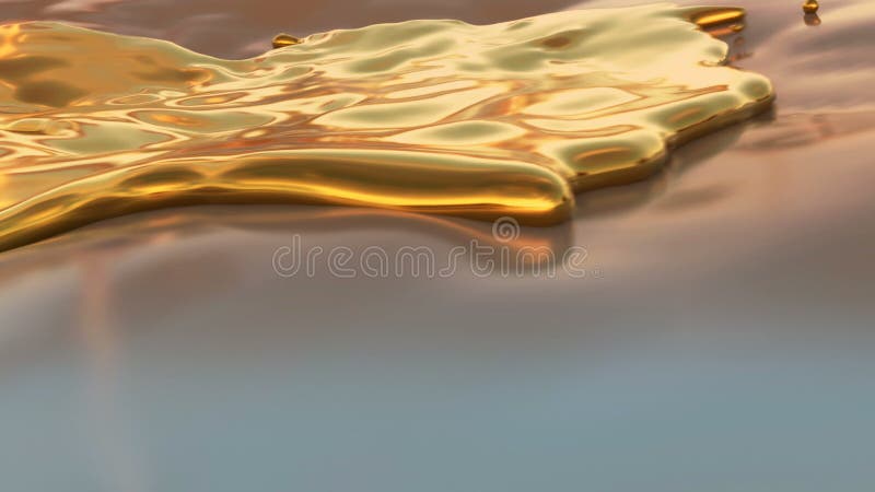 Liquid Gold Stock Video Footage for Free Download