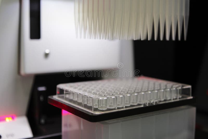 Liquid Handle Device for Laboratory Stock Image Image of dilution