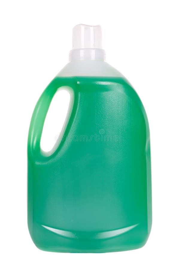 Liquid Laundry Detergent Bottle, Cleaning Soap for Cloth. Isolated on
