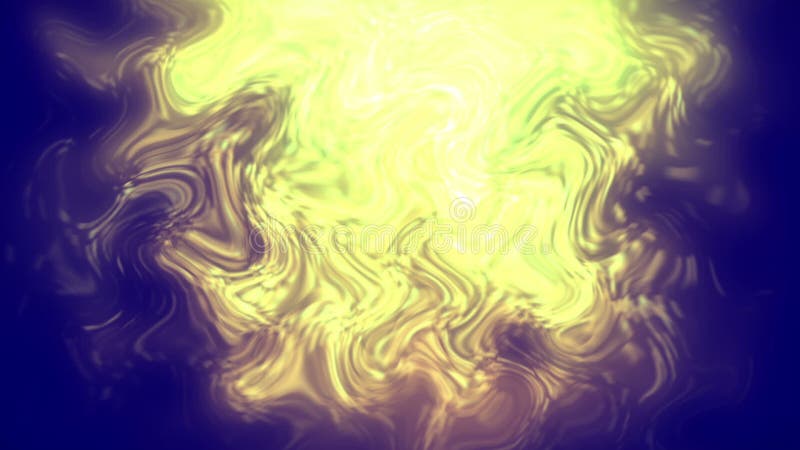 Liquid Mercury Flow Yellow royalty free illustration