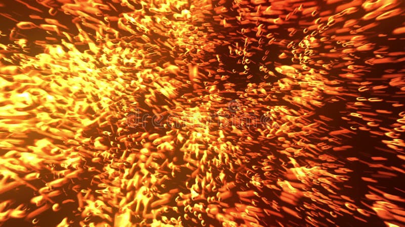 Liquid Organic Bubbles Red royalty free illustration