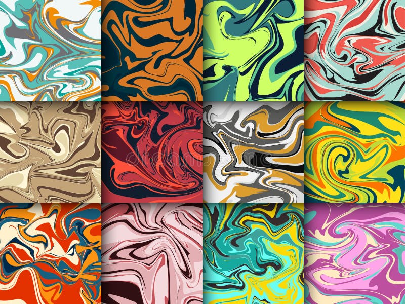 Modern and trendy abstract colorful liquid marble paint background 16412094  Vector Art at Vecteezy