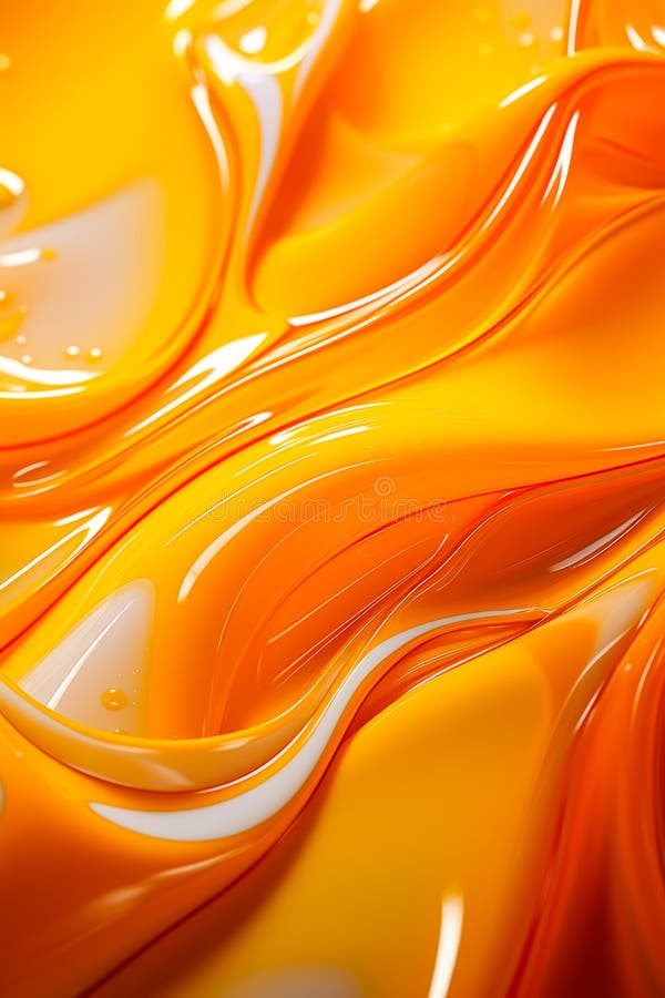 Yellow Liquid Splashing Down the Side of Yellow Wall with Black Spots