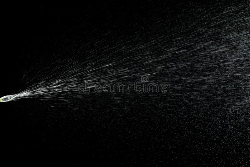 Liquid Water Spray Mist from Perfume Bottle Isolated on Black. Aerosol  Splash Background Stock Image - Image of glass, perfume: 186747131