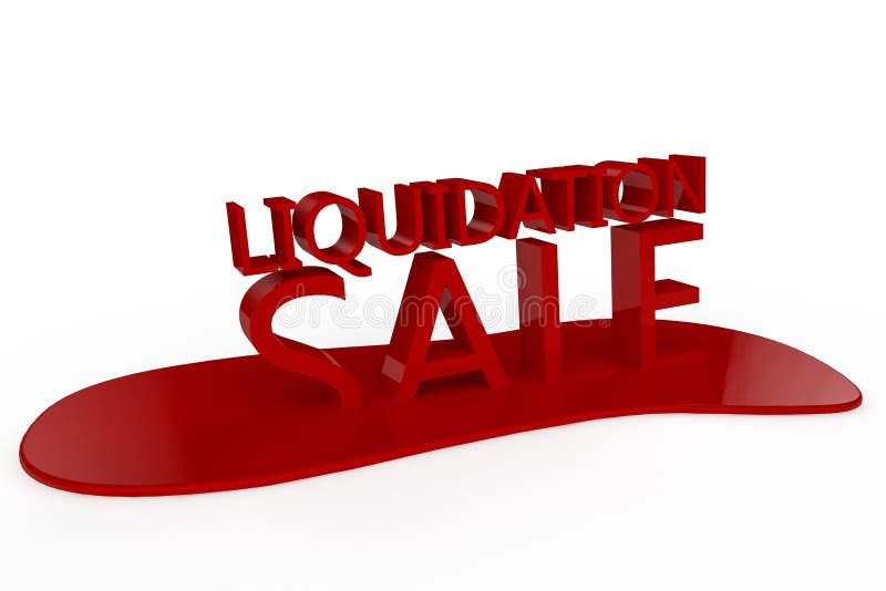 Liquidation Sale stock illustration. Illustration of business 27610759
