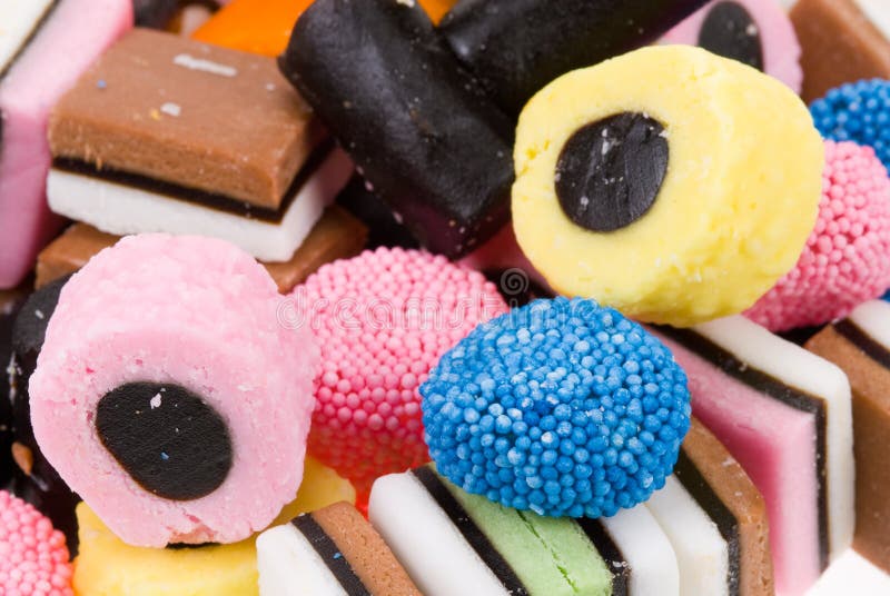 Liquorice allsorts stock image. Image of jelly, licorice 3743431