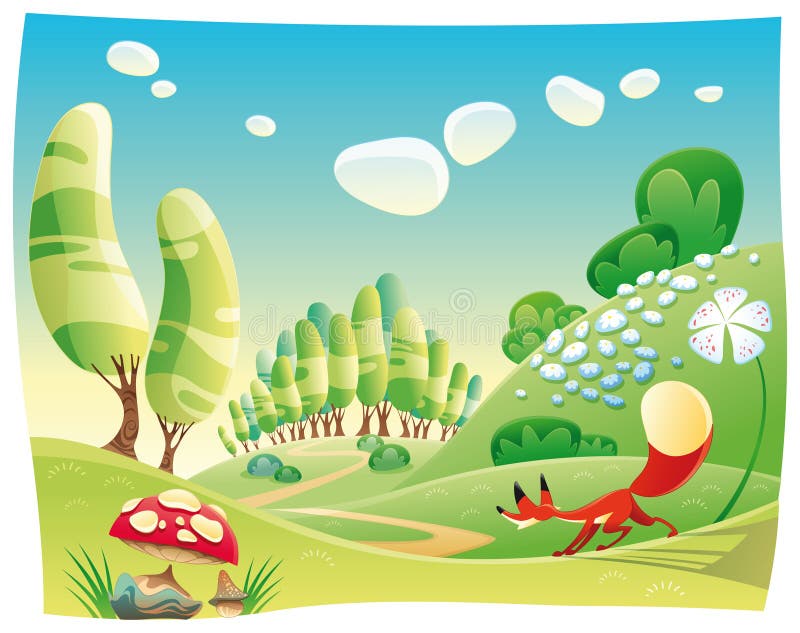 lisa drewno ilustracja wektor lisa drewno ilustracja wektor