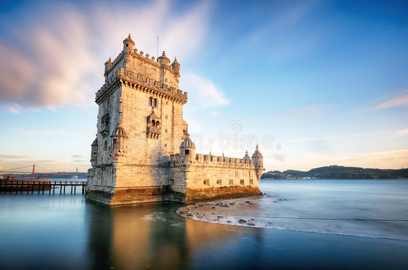 Lisboa, la Torre un rio,.