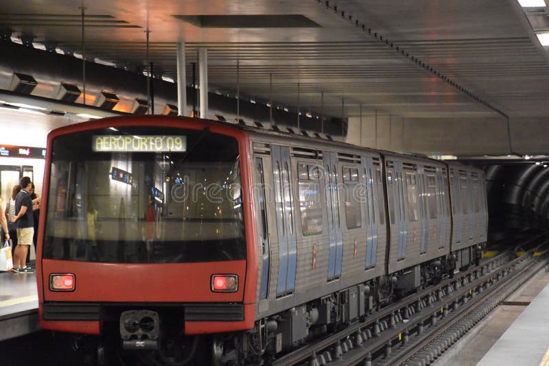 In the Lisbon subway, Lisbon, Portugal Stock Photo - Alamy